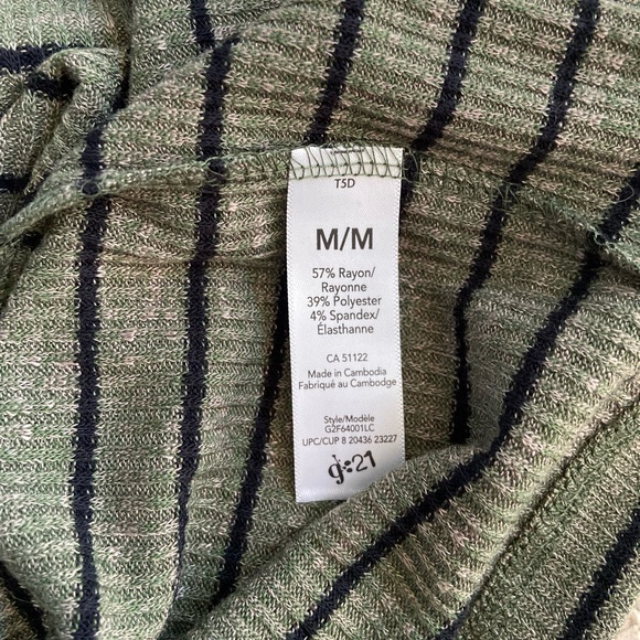 🔸 G:21 🔸 striped bodycon dress - Picture 4 of 5